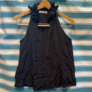 Geren Ford sleeveless silk blouse